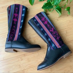 Reef Santa Marta Leather & Tribal Textile Boots
